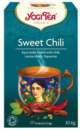 Teh Cili Manis BIO 17x18g dengan YOGI TEA Chili